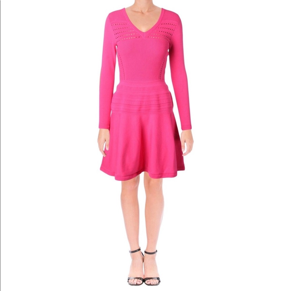 juicy couture pink Long Sleeve sweater dress